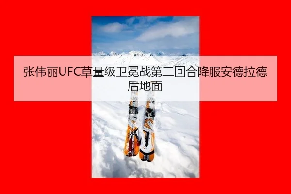 张伟丽UFC草量级卫冕战第二回合降服安德拉德后地面